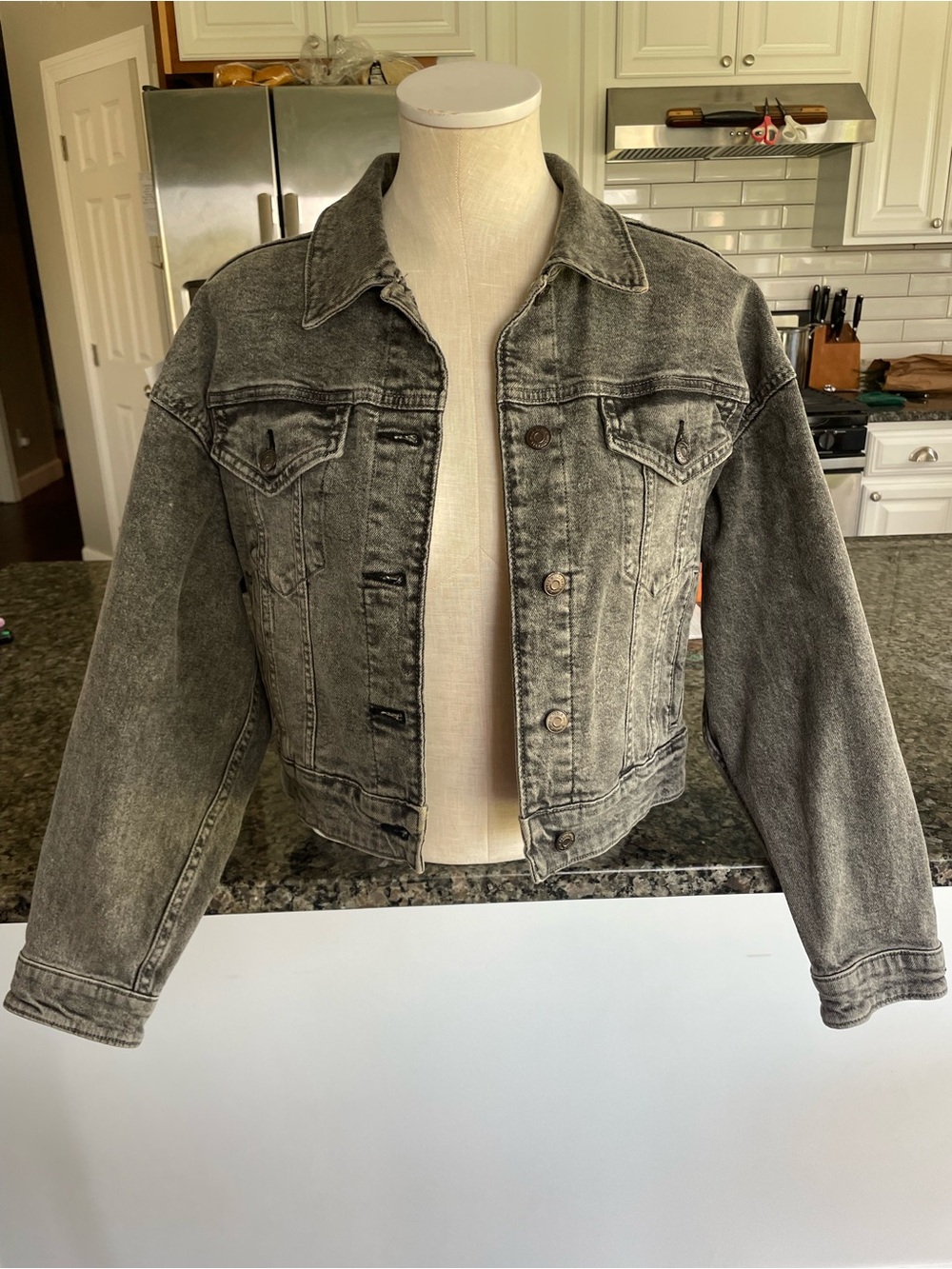 wild fable Kids Jean Jacket in Dark Green